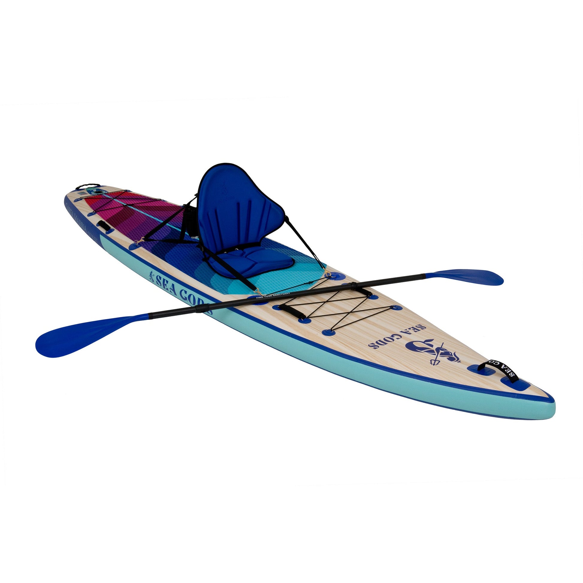 Top Touring iSUP Paddleboard with Kayak Seat. USA - 2022 Carta Marina 