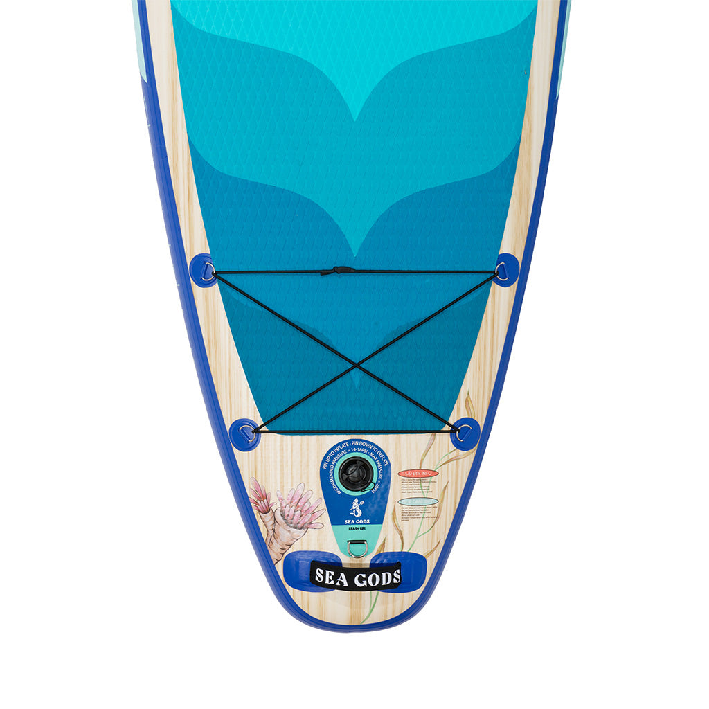 Sea Gods Stand up paddle board Elemental Wave CX Top Bottom