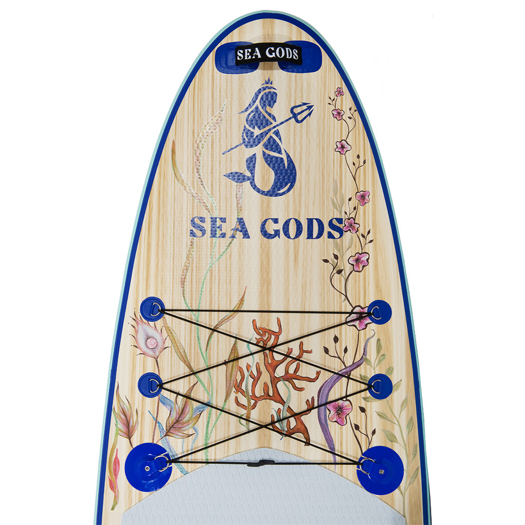 Sea Gods Stand up paddle board Elemental Wave CX top front