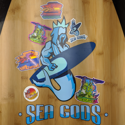 White Rock Sea Gods Sticker