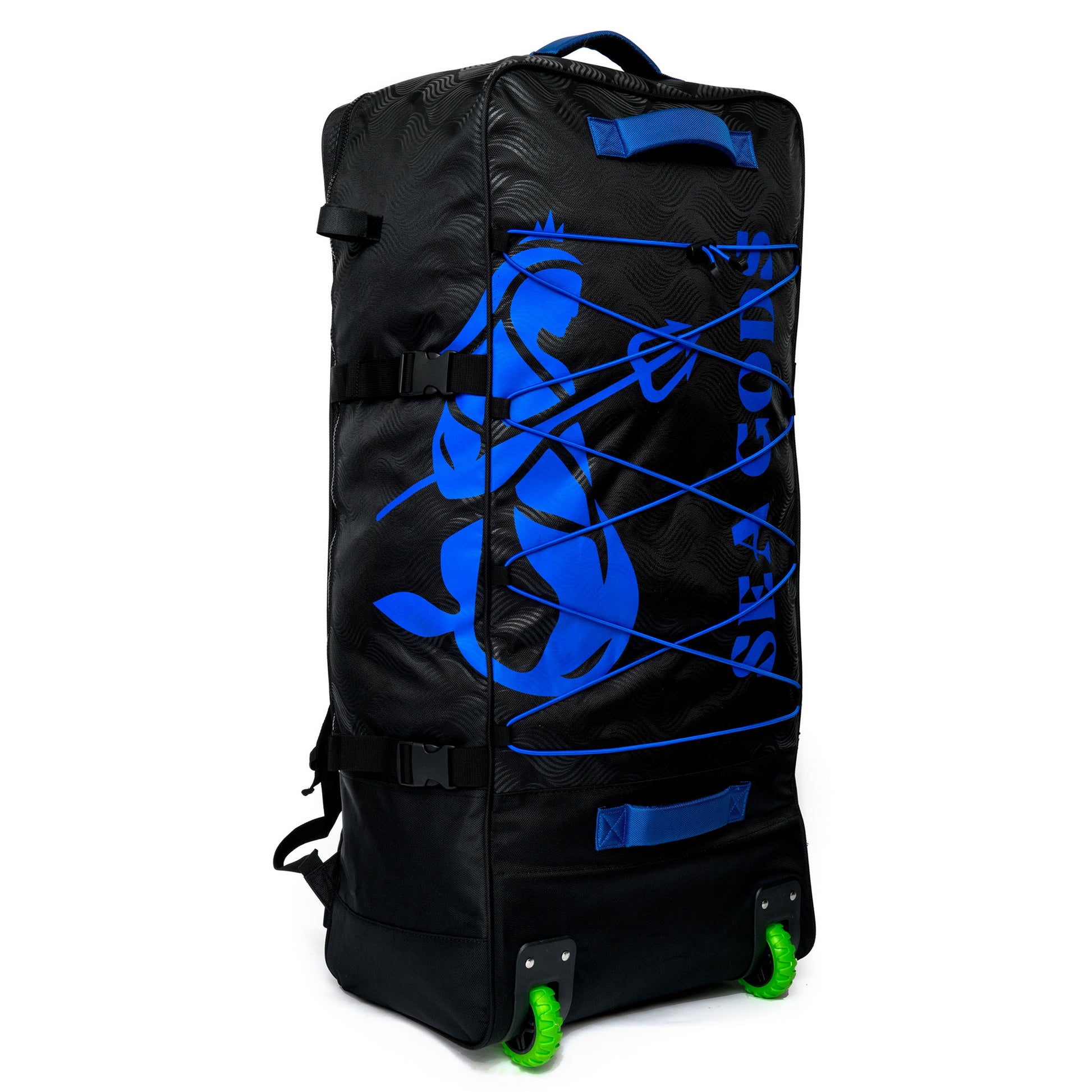 Sea gods stand up paddleboard carry bag with wheels and tie downs