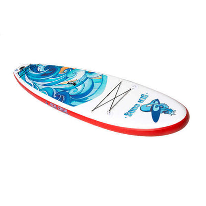 Elemental Wave 2021 iSUP  paddle board top view - inflatable light weight sup