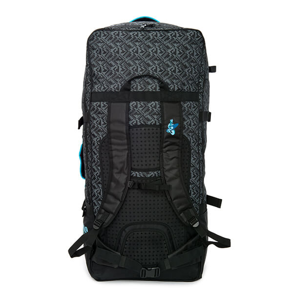 Sea Gods wheeled hiking backpack (rear view).