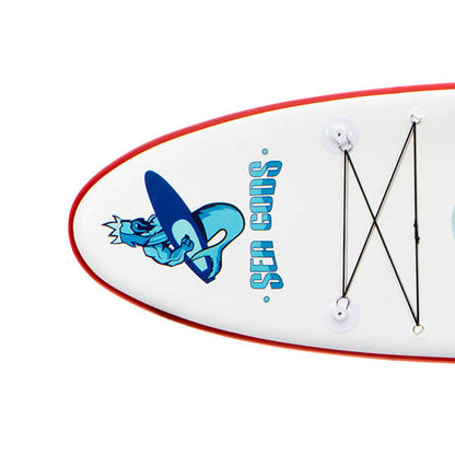 2021 Elemental Wave Ten6 Inflatable Paddleboard (Very Mobile + Art Design) by Sea Gods