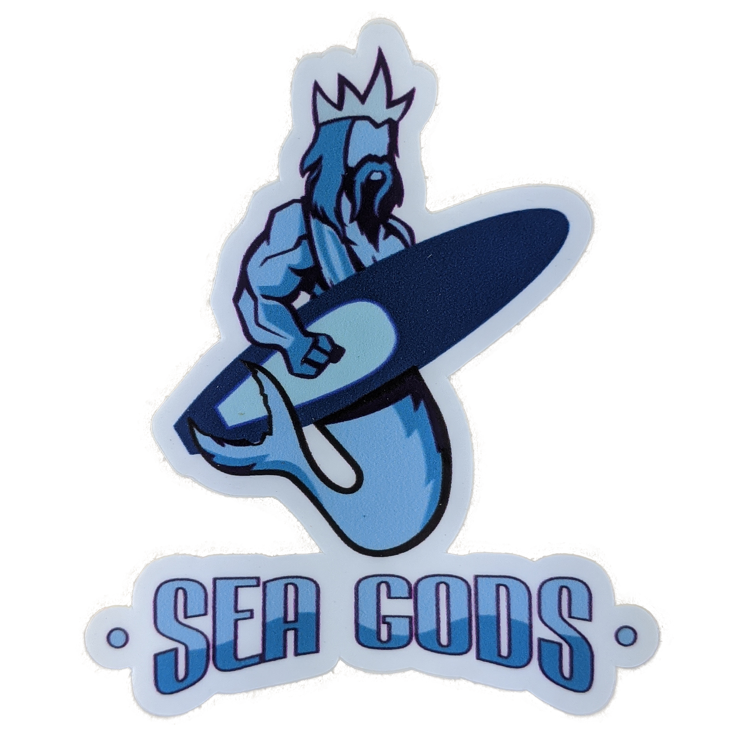 Sea Gods Logo Sticker