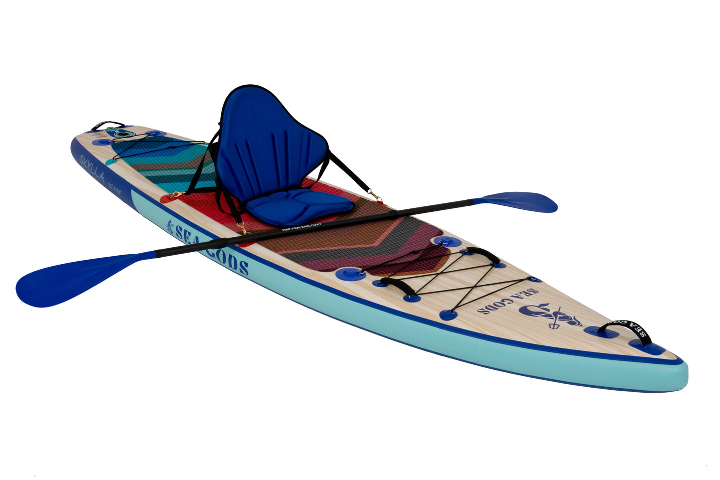 SUP Board with kayak seat and Kayak Paddle