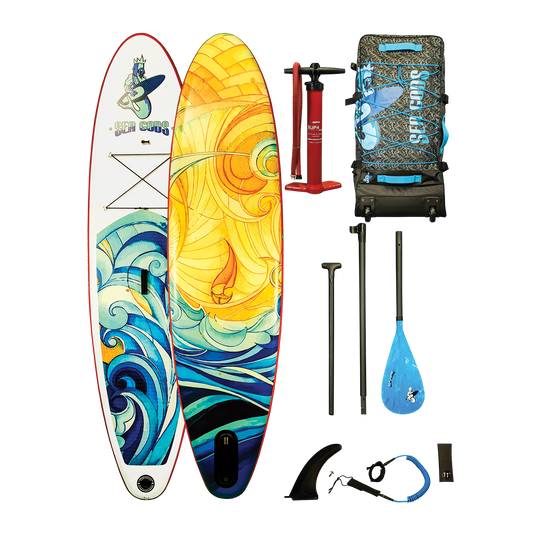 iSUP Inflatable Paddle Board By Sea Gods (Elemental Wave) - For Sale Online Canada U.S. Free Shipping & Warranty New  