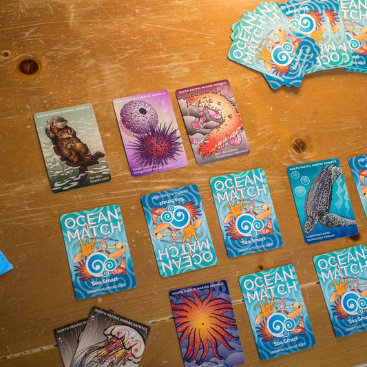 Ocean Match Art Cards for Charity